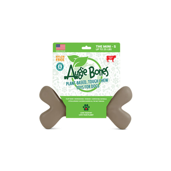 Augie Bones Plant Based Tough Dog Chew Toy - Braised Beef / Mega (Upto 125 lbs) - Dog Chew Toy 9