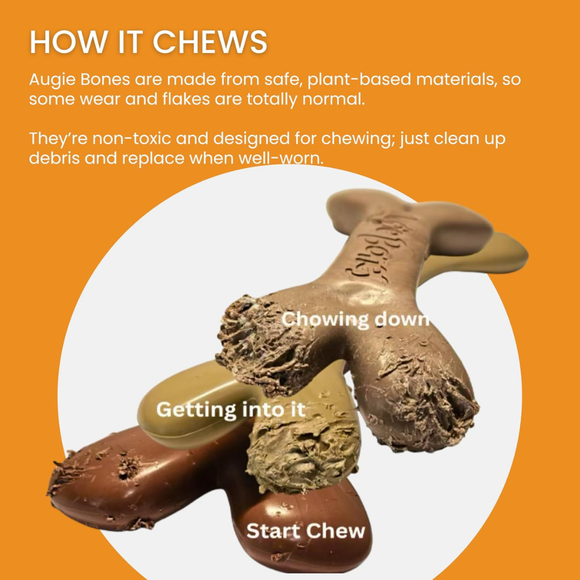 Augie Bones Tiny Bacon Softer Dog Chew Toy - Dog Chew Toy 7