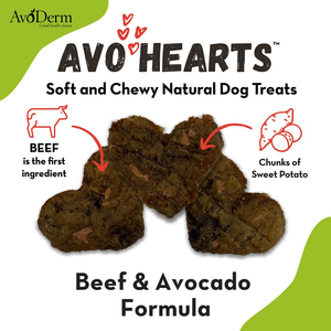 AvoDerm Natural AvoHearts Natural Dog Treats (5 oz) - Dog Treat 2