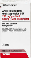Azithromycin Oral Flavored Suspension 200mg/5ml (30 ml)