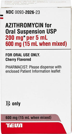 Azithromycin Oral Flavored Suspension 200mg/5ml (30 ml)