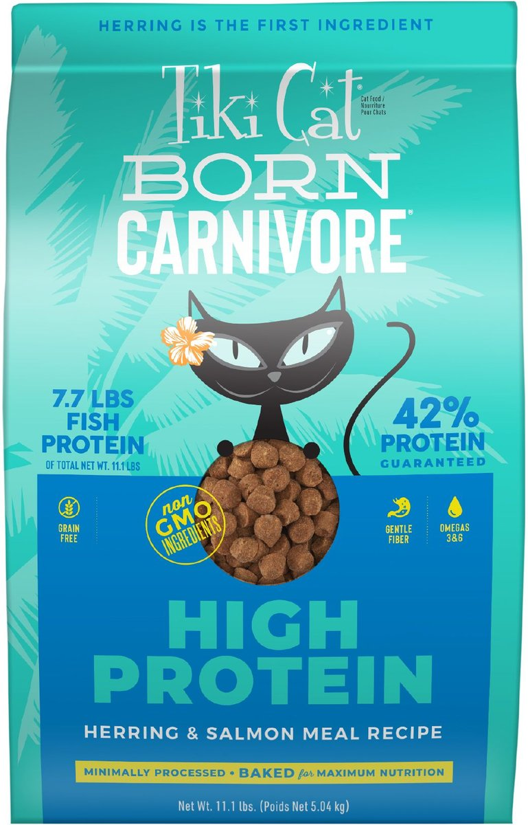 Tiki Cat Born Carnivore Herring & Salmon  (2.8 lbs)