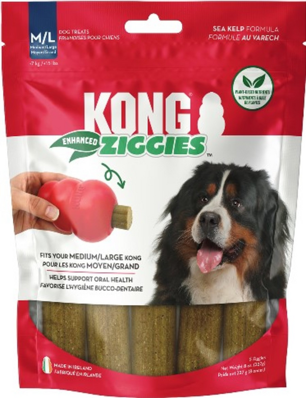 KONG Ziggies Enhanced Plant-Based Treats For Dogs