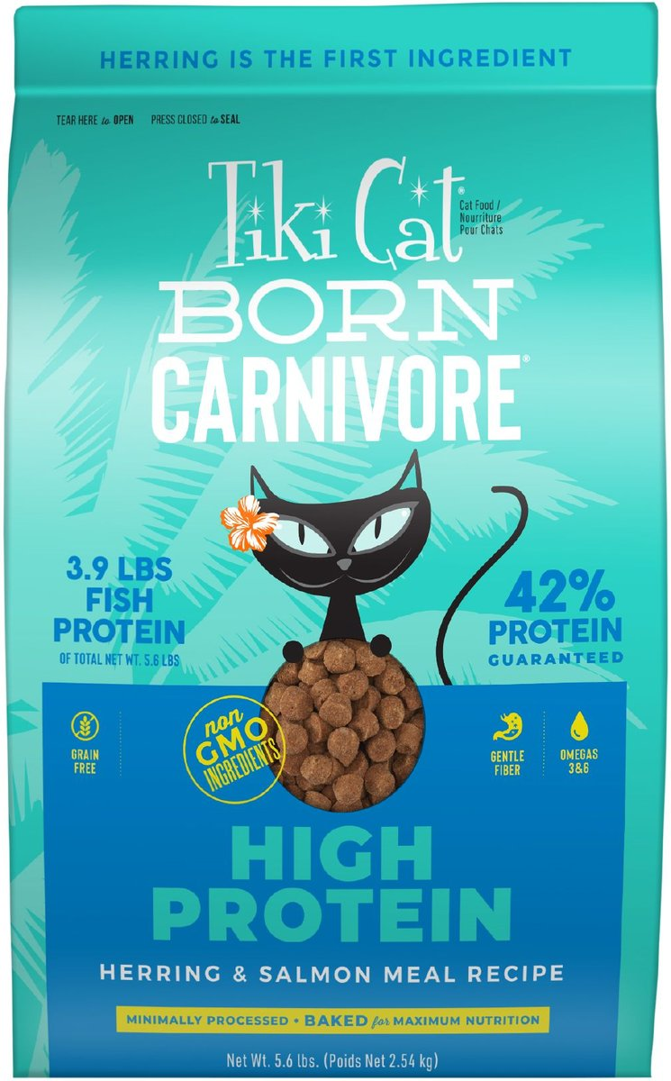 Tiki Cat Born Carnivore Herring & Salmon  (2.8 lbs)