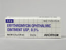 Erythromycin 0.5% Ophthalmic Ointment (3.5g), (Manufacturer may vary)-3