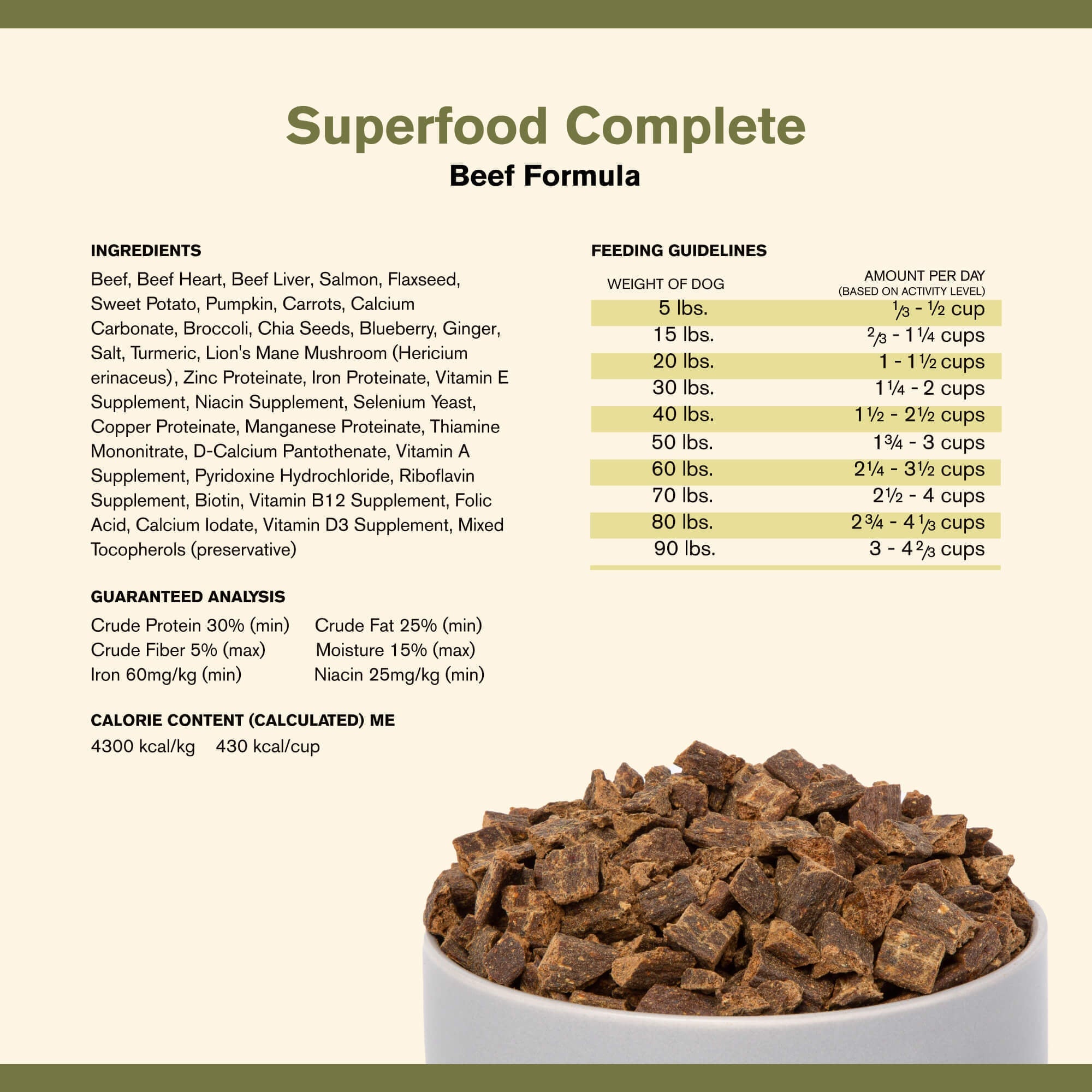 Badlands Ranch Superfood Premium Air Dried Beef Dog Food
