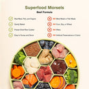 Food Features of Badlands Ranch Superfood Complete Raw Coated Morsels Beef Dog