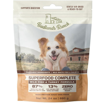 Badlands Ranch Superfood Wild Fish & Turkey Dog Food
