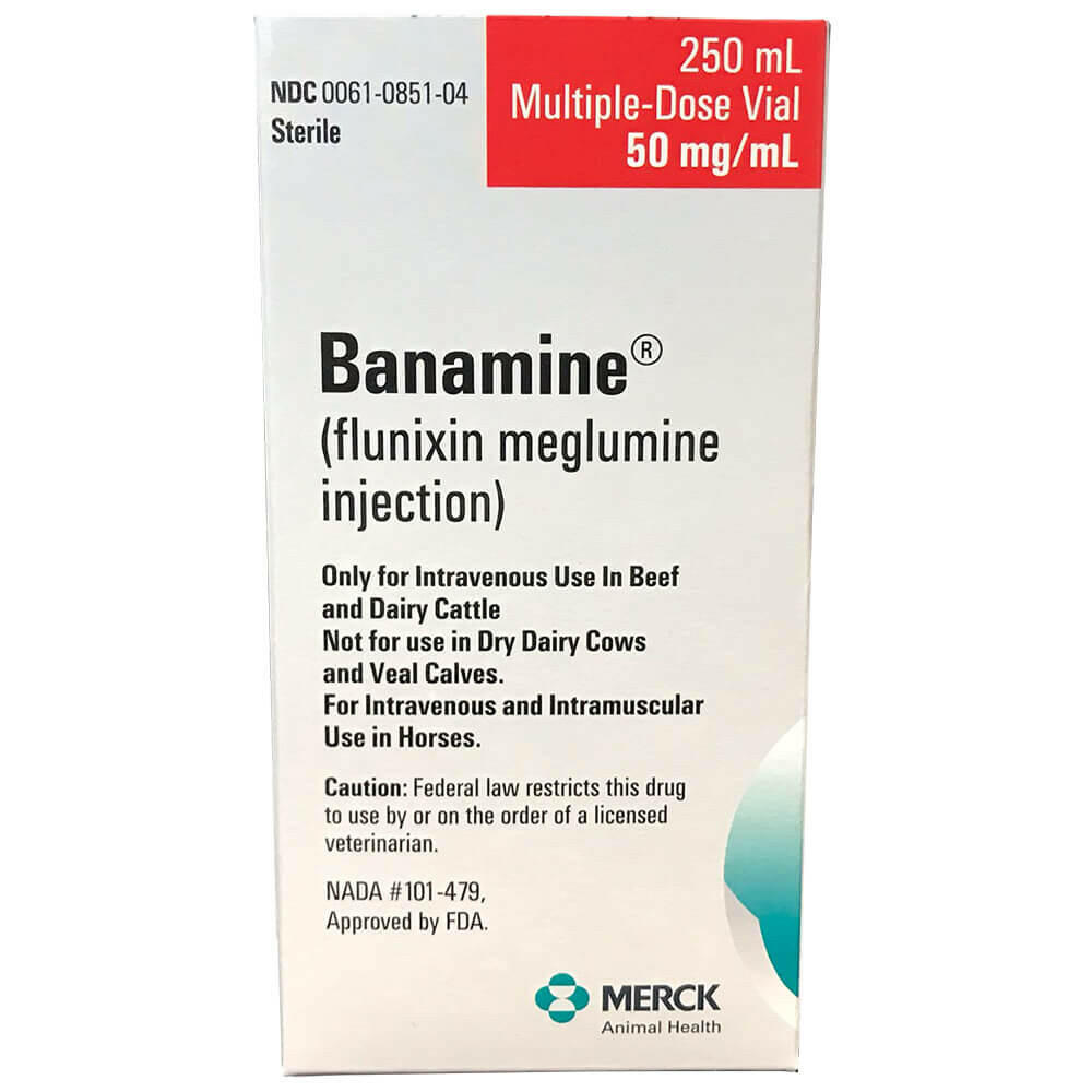 Banamine Flunixin Meglumine Injection for Horses & Cattle