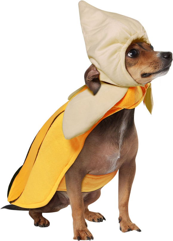 Banana Pet Costumes for Dogs or Cats Pet Costume.