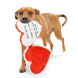BARK Be Mine Growlentine Heart-Shaped Plush & Squeaker Dog Toy - Plush Dog Toys 2