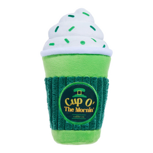 BARK Cup O’ The Mornin’ Irish Coffee St. Patrick’s Day Dog Toy - Plush Dog Toys 1