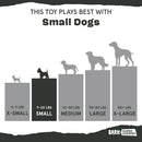 BARK Drop The Bass Rip & Reveal Fetch Tough Treat Dispensing Dog Chew Toy