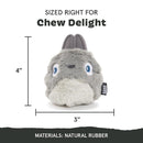 BARK Super Chewer Hare Raiser 2-in-1 Plush Exterior with Tough Center Treat Dispensing Dog Chew Toy