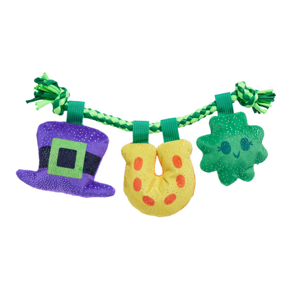 BARK Tuggy Charms St. Patrick’s Day Plush Dog Toy - Plush Dog Toys 1