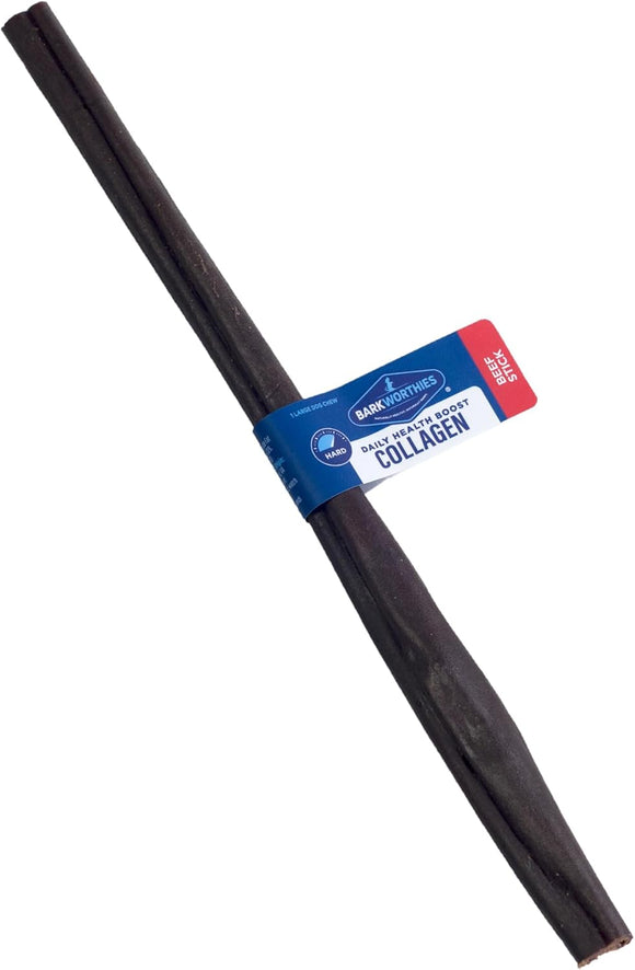 Barkworthies Collagen Beef Stick Chews for Dogs - 12’’ for Large/X-Large dogs, 1 treat - Dog Treats 8