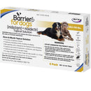 Barrier Topical Solution for Dogs 88.1-110 lbs (Yellow) - 6 Doses (6-mos. supply) - Pet Medicine 2