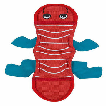 Outward Hound Fire Biterz Lizard 2 Squeaker Red Dog Toy (Medium)