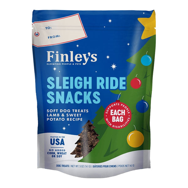 Finley's Sleigh Ride Snacks Lamb & Sweet Potato Recipe Dog Treats, 6-oz