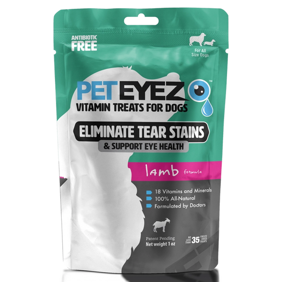 PetEyez Freeze Dried Vitamin Treats for Dogs, 1-oz