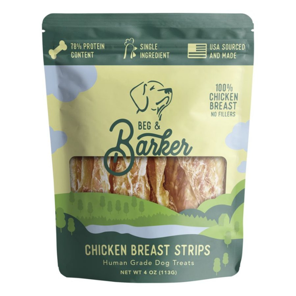 Beg & Barker Chicken Breast Strip Dog Treats - 4 oz - Dog Treats 1