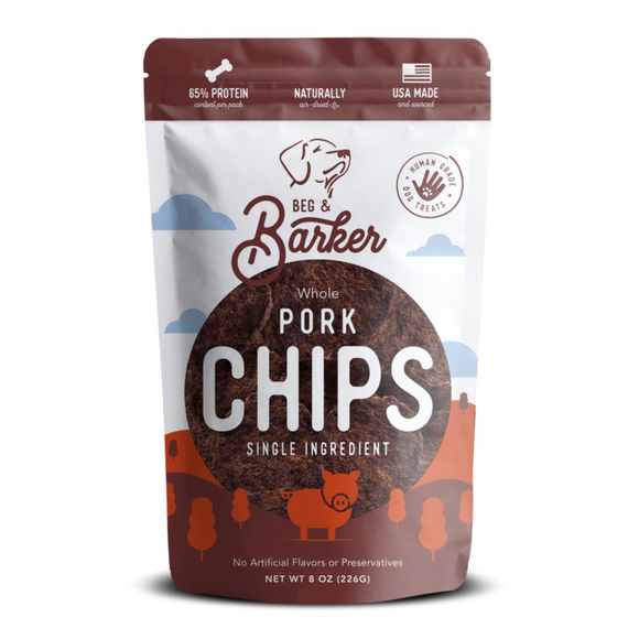 Beg & Barker Pork Heart Chips Dog Treats - 8 oz - Dog Treats 5