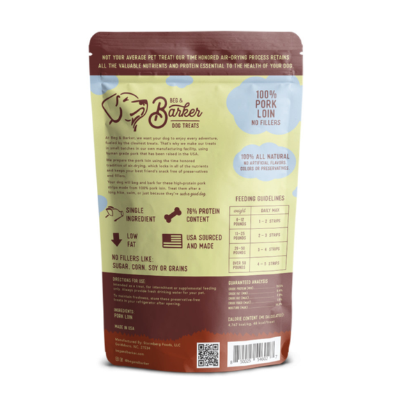 Beg & Barker Pork Loin Strip Dog Treats - Dog Treats 6