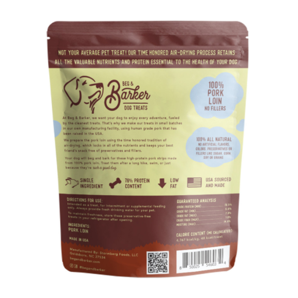 Beg & Barker Pork Loin Strip Dog Treats - Dog Treats 3