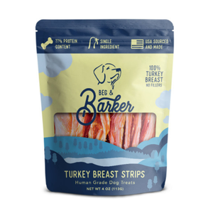 Beg & Barker Turkey Breast Strip Dog Treats - 4 oz - Dog Treats 1