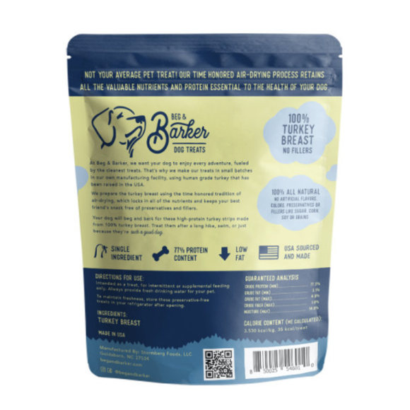 Beg & Barker Turkey Breast Strip Dog Treats - Dog Treats 2
