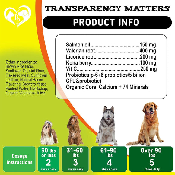 Beloved Pets Anti Itch & Allergy Relief Chews Dog Allergy Supplement 10-oz - Immune & Allergy Supplements for Dogs 3
