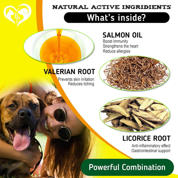 Beloved Pets Anti Itch & Allergy Relief Chews Dog Allergy Supplement 10-oz - Immune & Allergy Supplements for Dogs 5