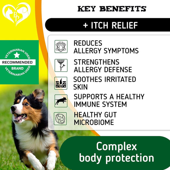 Beloved Pets Anti Itch & Allergy Relief Chews Dog Allergy Supplement 10-oz - Immune & Allergy Supplements for Dogs 6