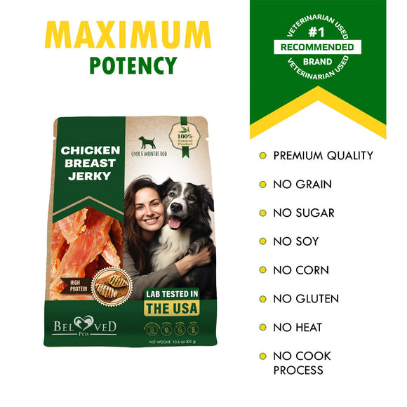 Beloved Pets Chicken Breast Jerky Dog Treats 10.6-oz - Dog Treats 7
