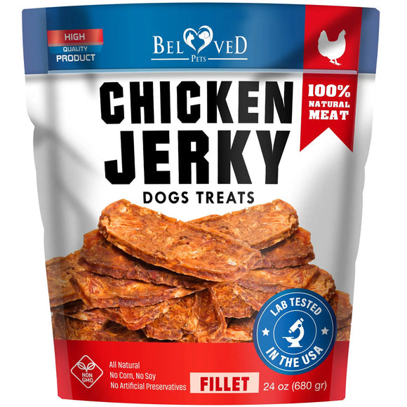 Beloved Pets Chicken Jerky Fillet Dog Treats 1.5-lb - Dog Treats 1