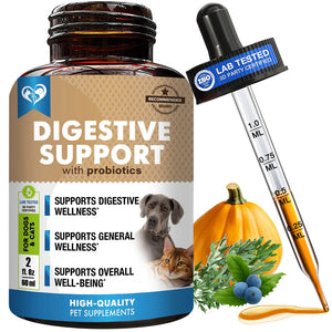Beloved Pets Digestive Support with Probiotics for Dogs & Cats 2-oz - Digestive & Probiotic Supplements for Dogs 1