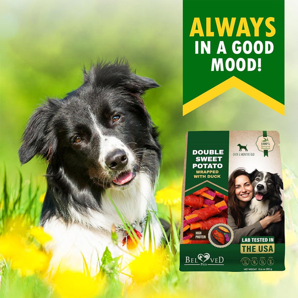 Beloved Pets Double Sweet Potato Wrapped with Duck Dog Treats 10.6-oz - Dog Treats 3