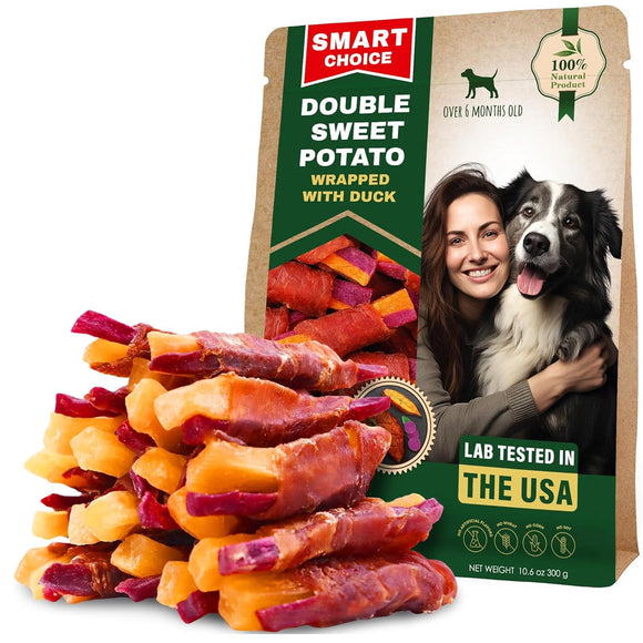 Beloved Pets Double Sweet Potato Wrapped with Duck Dog Treats 10.6-oz - Dog Treats 1