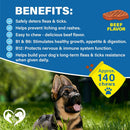 Beloved Pets Flea & Tick Prevention Support Soft Chews for Dogs 10-oz - Dog Oral Flea & Tick Prevention 8