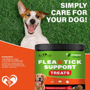 Beloved Pets Flea & Tick Support Chicken Flavor Chewable Supplements for Dogs 10-oz - Dog Oral Flea & Tick Prevention 2
