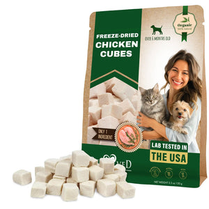 Beloved Pets Freeze-Dried Chicken Cubes Dog & Cat Treats 5.3-oz - Dog Treats 1