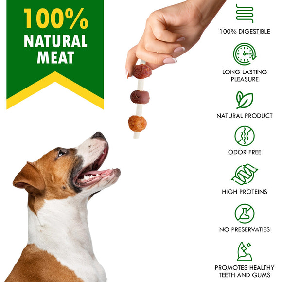 Beloved Pets Kabob with Digestible Sticks Chicken Duck & Liver Flavor Dog Treats 10.6-oz - Dog Treats 4