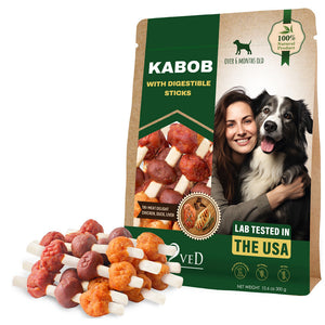 Beloved Pets Kabob with Digestible Sticks Chicken Duck & Liver Flavor Dog Treats 10.6-oz - Dog Treats 1