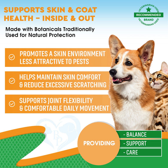 Beloved Pets Oral Flea & Tick Support Multivitamin Supplement for Dogs & Cats 2-oz - Dog Multi-Vitamins 7