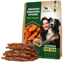 Beloved Pets Smoke Rawhide Sticks with Chicken Dog Chew Treats 10.6-oz - Dog Treats 1