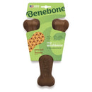 Benebone Peanut Butter Flavor Wishbone Durable Chew Toy for Dogs