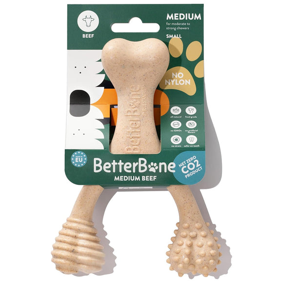 BetterBone Medium Density Beef Flavor Dog Chew Toy