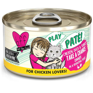 BFF Play Pate Lovers Chicken, Duck & Turkey Take a Chance Wet Cat Food