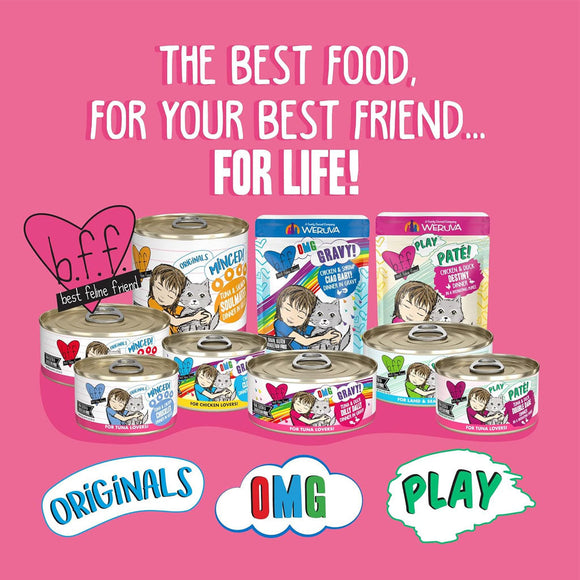BFF Tuna & Shrimp Sweethearts Dinner in Gravy Canned Cat Food