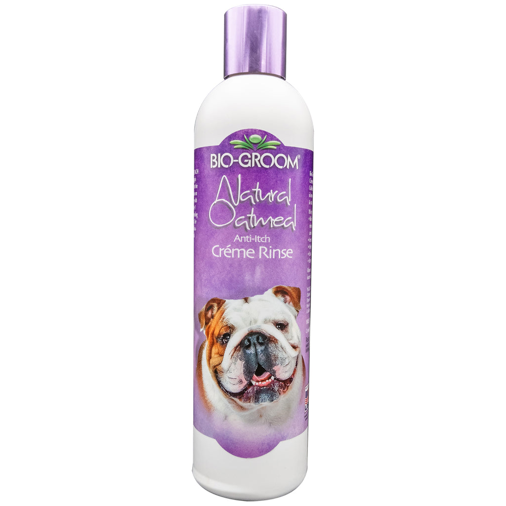 Bio-Groom Natural Oatmeal Anti-Itch Creme Rinse Dog Conditioner, 12 oz
